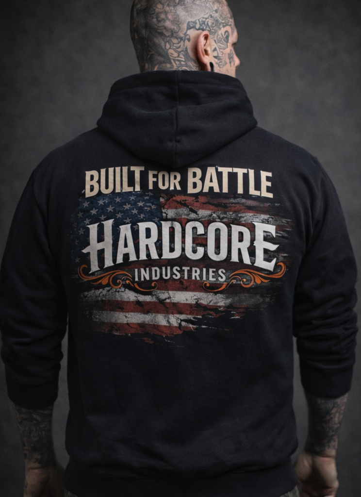 Hardcore US Flag Hoodie