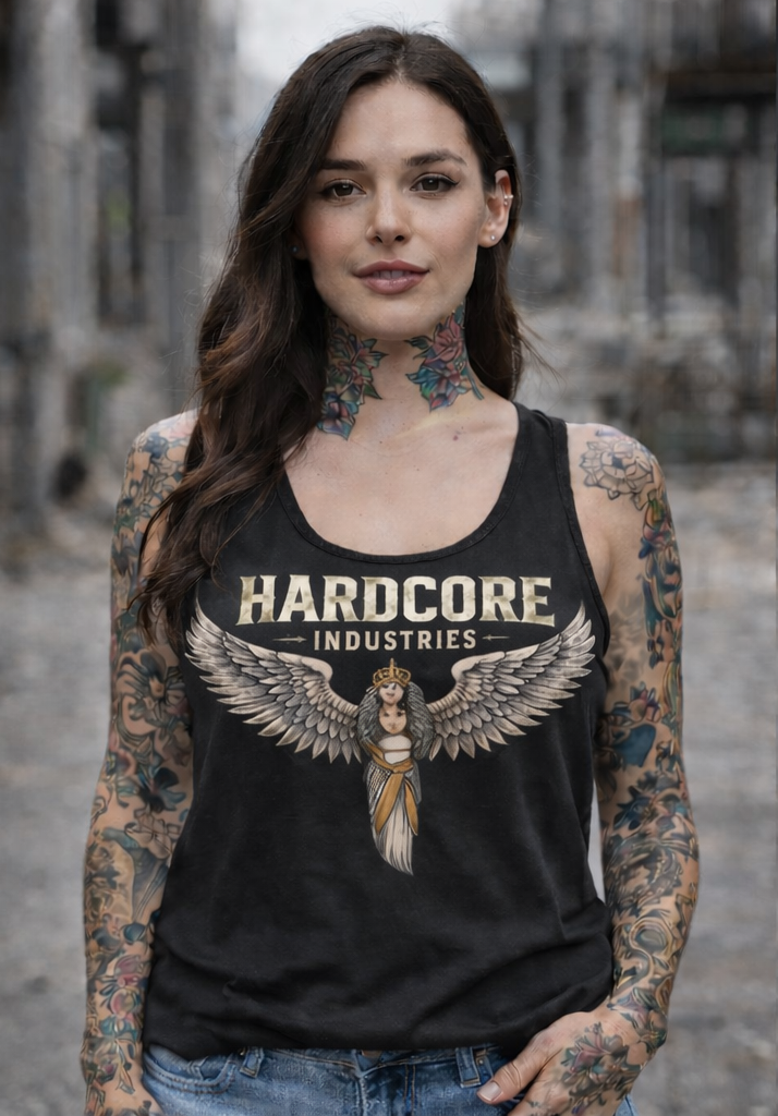 Hardcore "Angel Wing's" Women's Tank Top