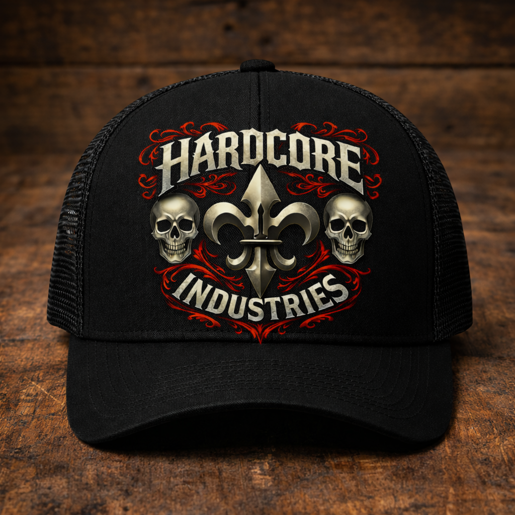 Hardcore "Crest and Skulls" Trucker Cap