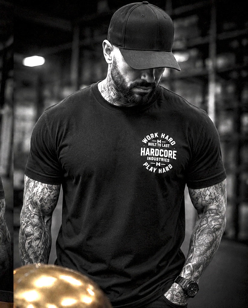 Hardcore Men's "Work Hard Play Hard" T Shirt