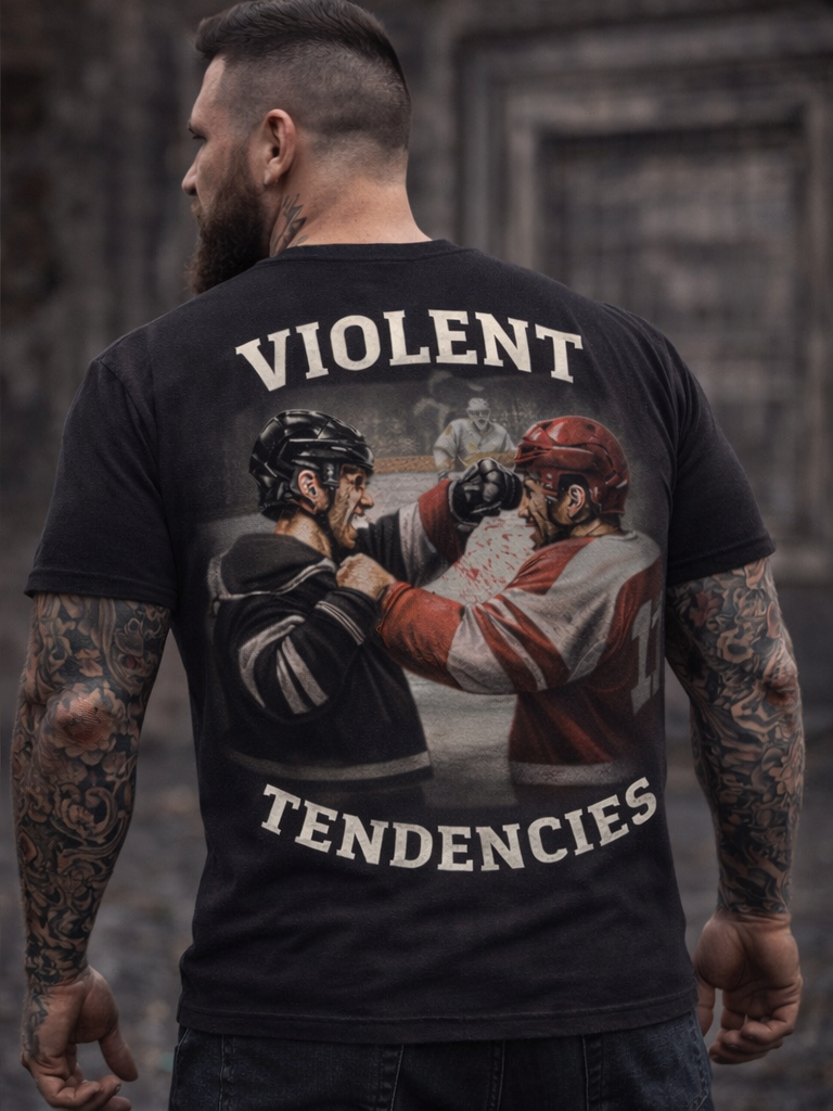 Hardcore "Violent Tendencies Hockey" T-Shirt