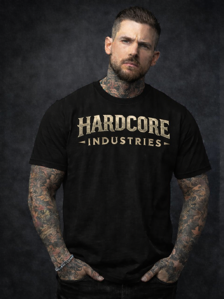 Hardcore Men's "Anti-Social 3 Skulls" T Shirt