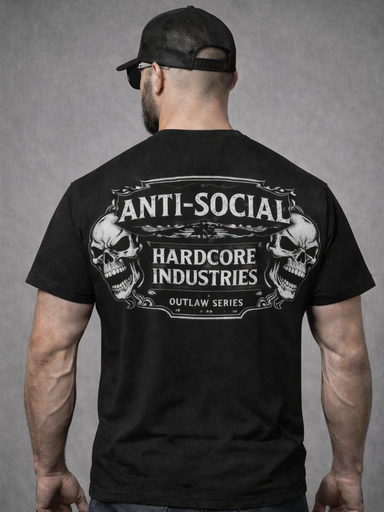 Hardcore "Anti-Social Skulls" T-Shirt