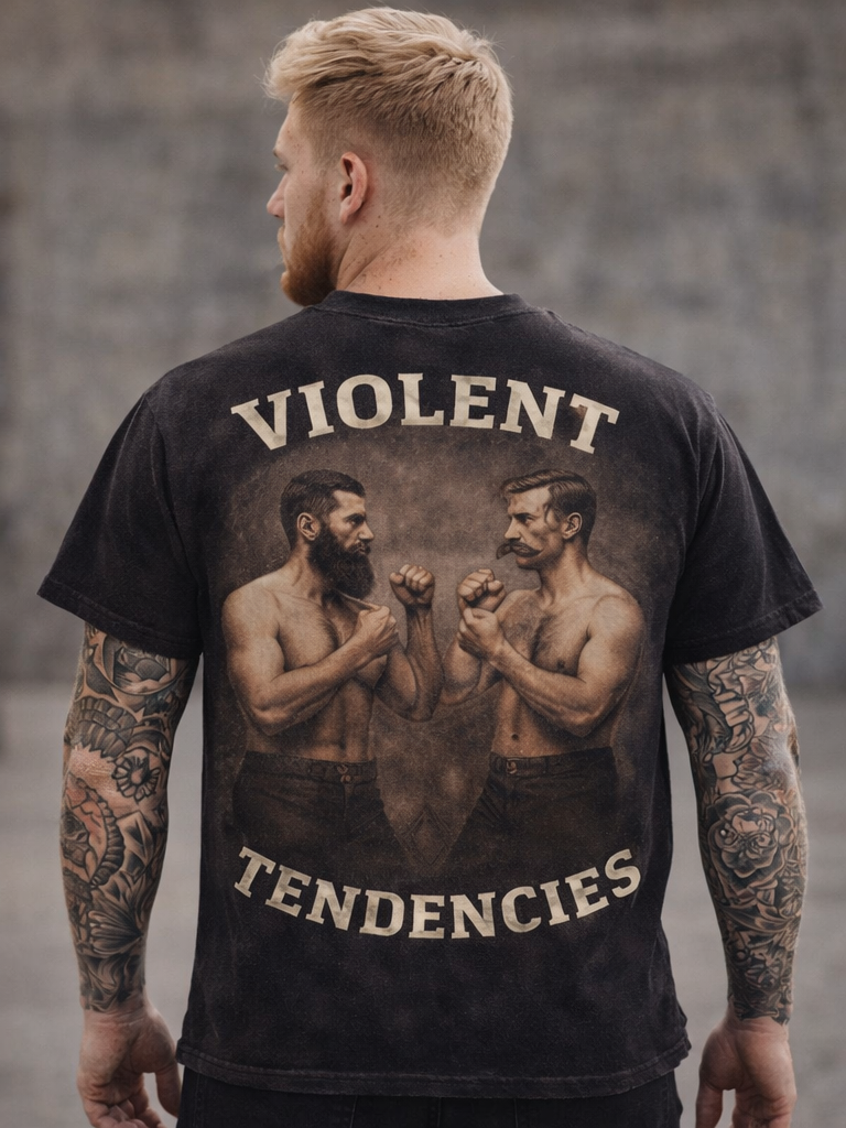 Hardcore "Violent Tendencies Bare Knuckle" T Shirt