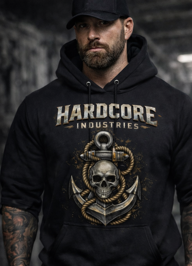 Hardcore "Work Hard Play Hard Sailor" Hoodie