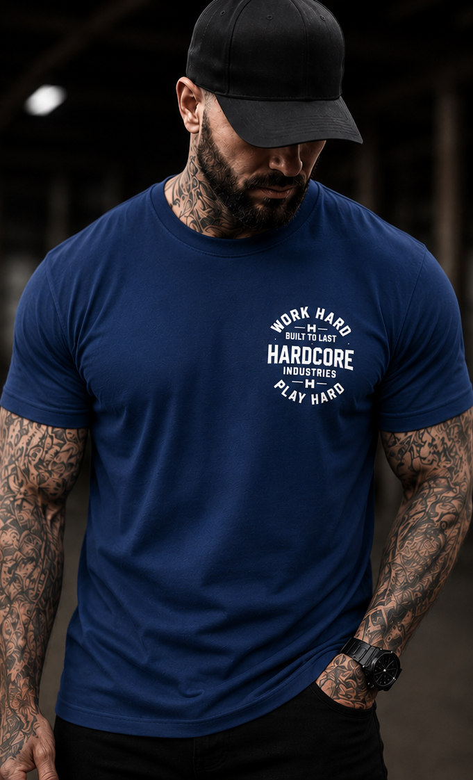 Hardcore Men's "Work Hard Play Hard" T Shirt