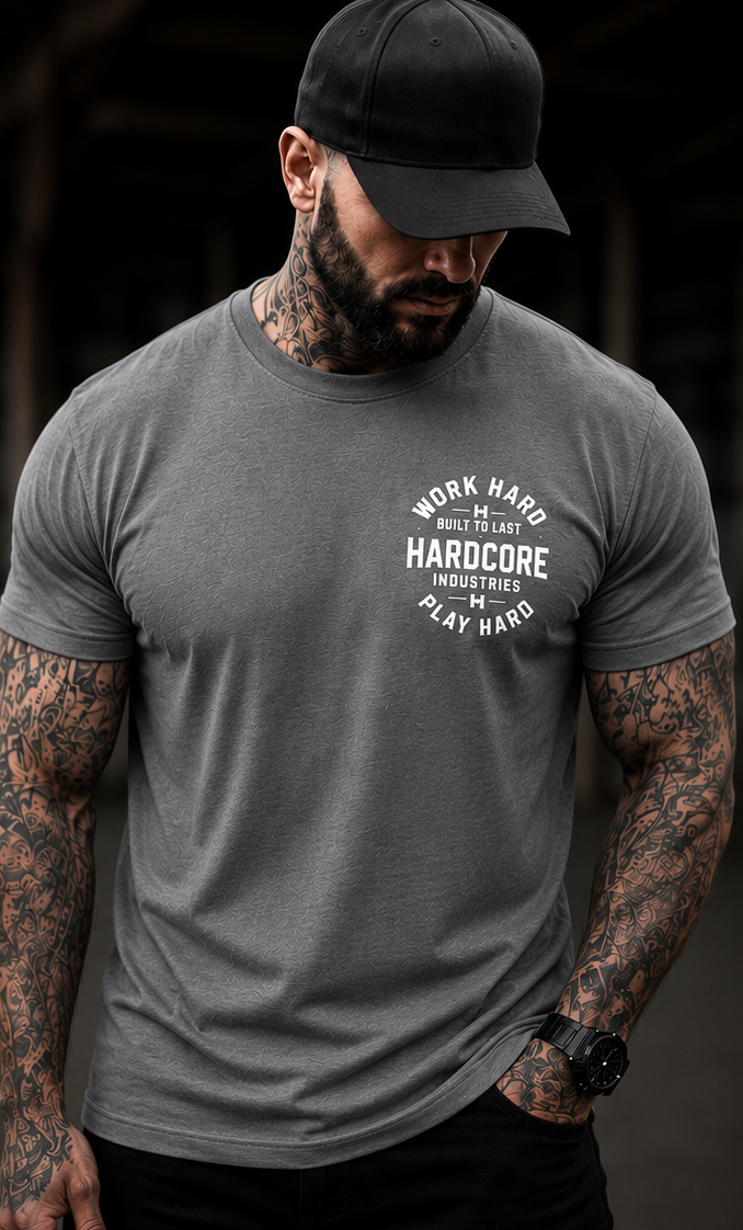 Hardcore Men's "Work Hard Play Hard" T Shirt