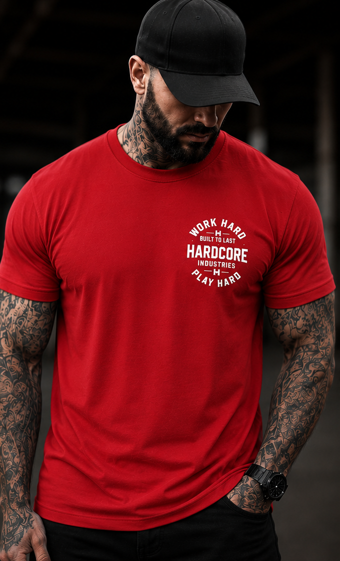 Hardcore Men's "Work Hard Play Hard" T Shirt