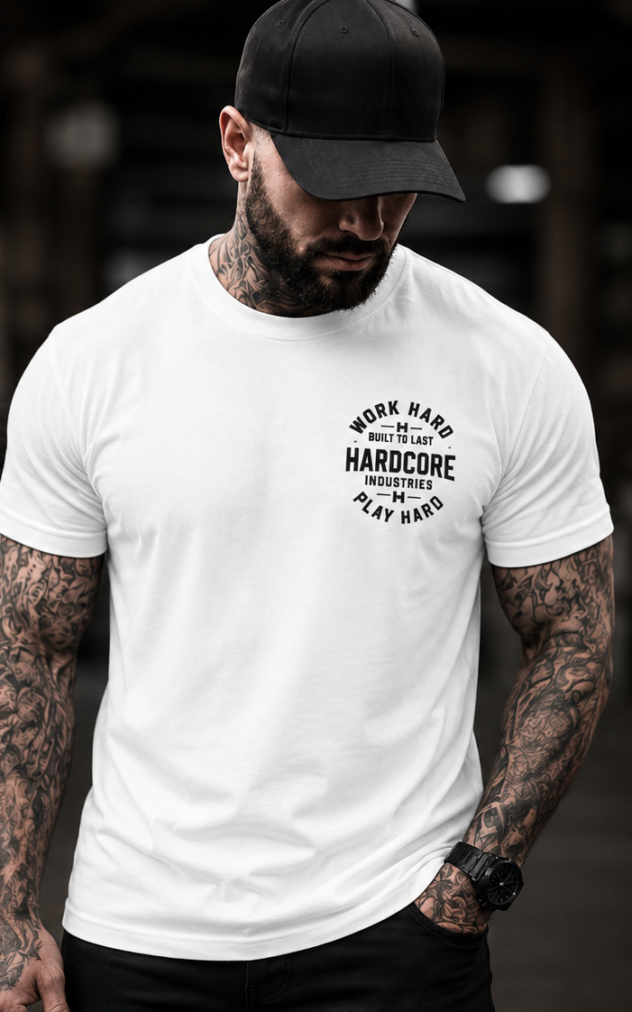 Hardcore Men's "Work Hard Play Hard" T Shirt